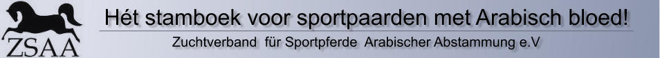 Ht stamboek voor sportpaarden met Arabisch bloed! Zuchtverband  fr Sportpferde  Arabischer Abstammung e.V